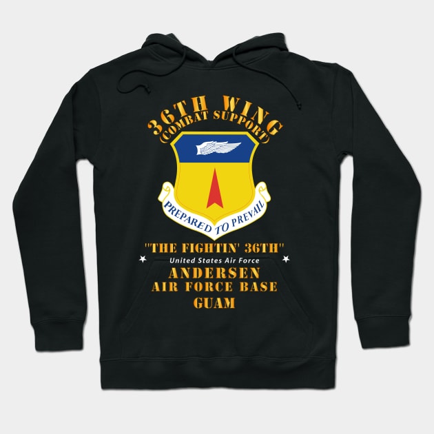 36th Wing - Anderson AFB - Guam Hoodie by twix123844